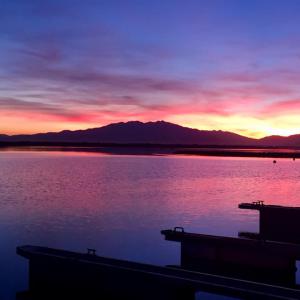 Coucher de soleil vu de Port Barcares